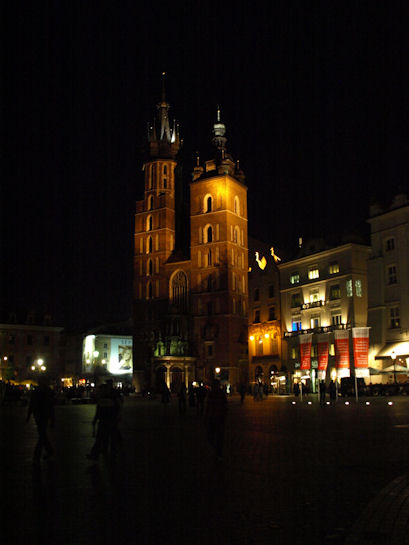 die Stadt bei Nacht