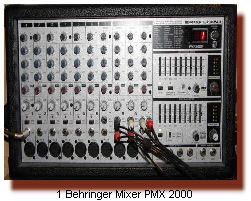 1 Behringer Mixer PMX 2000