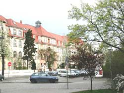 Wohngebiet am Pohlandplatz in Dresden-Striesen