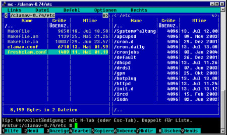 Kopieren der Config-Dateien