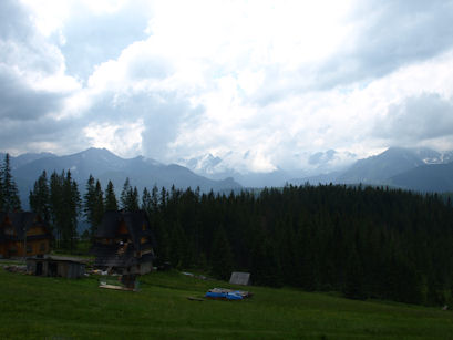 Blick auf die Beskiden