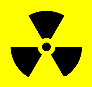 Strahlenwarnzeichen für radioaktive Stoffe