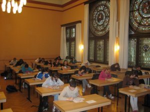 In der Aula!