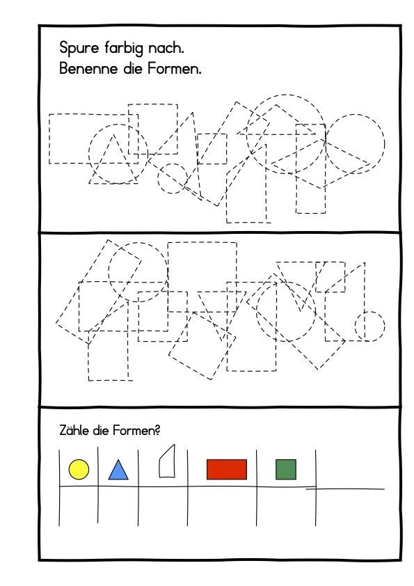 Formen – erkennen und nachspuren