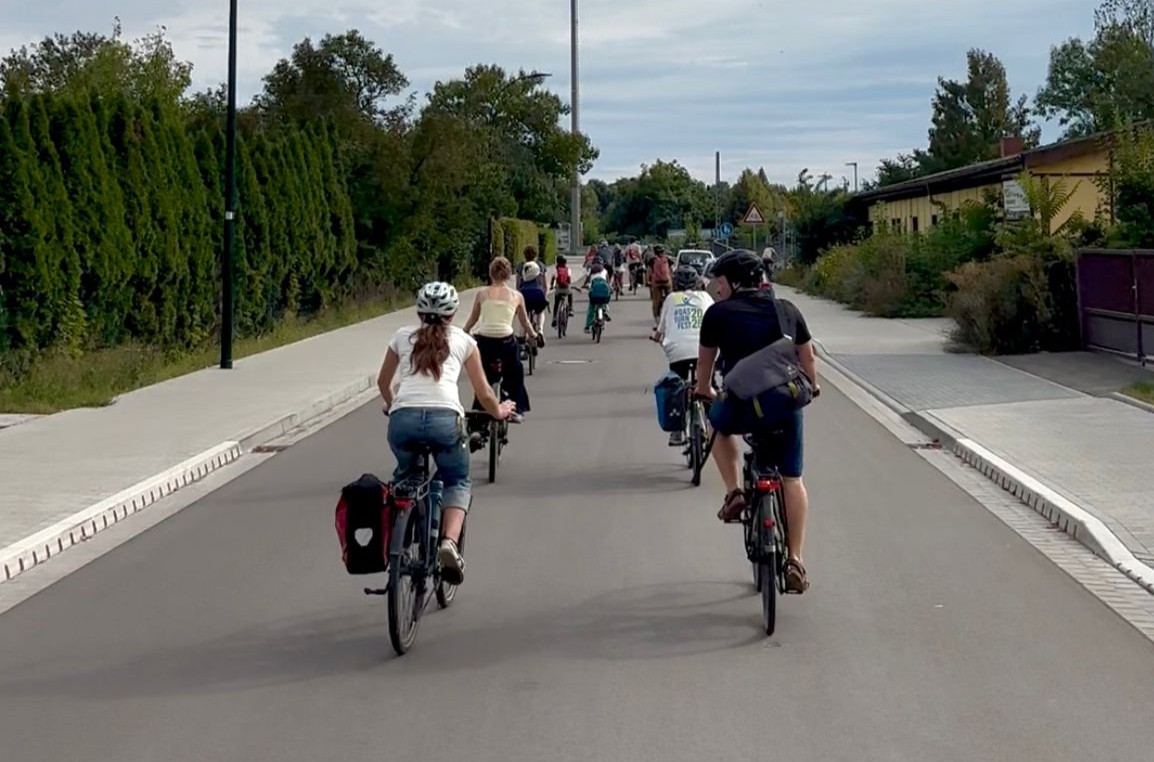 Fahrradtour mit dem Klimaschulteam