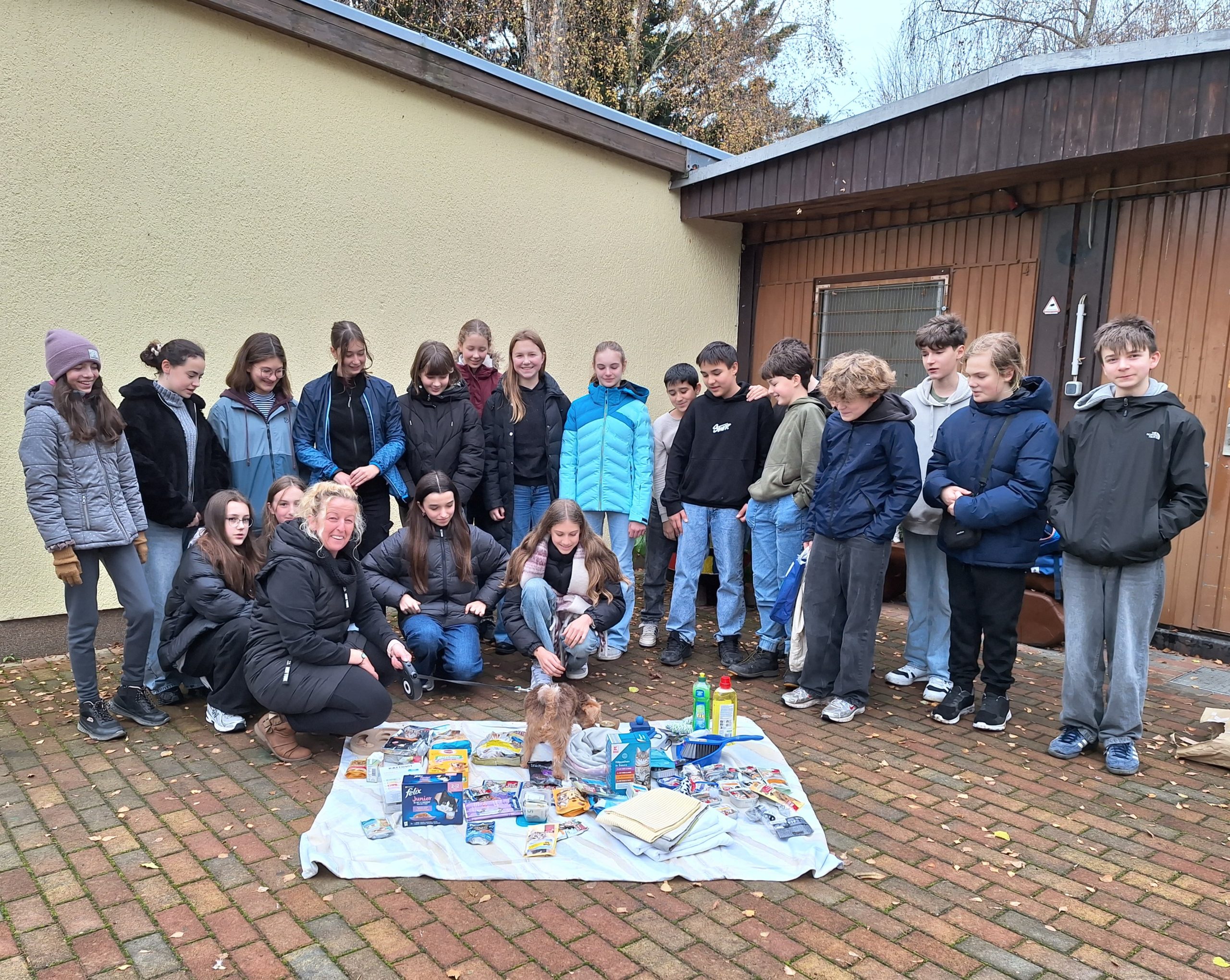 Tierheimbesuch zum SOL-Projekt