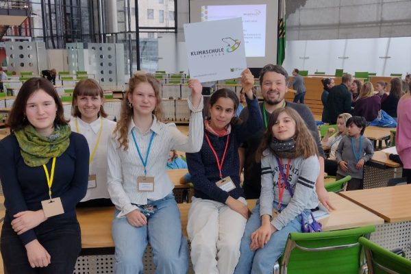 Auszeichnung als Klimaschulteam