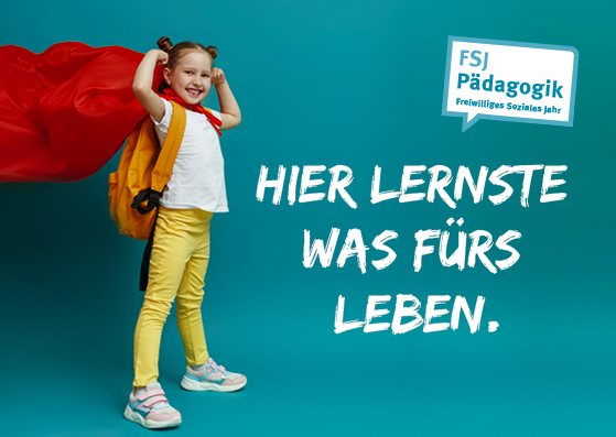 Wie wär’s mit einem FSJ Pädagogik bei uns?
