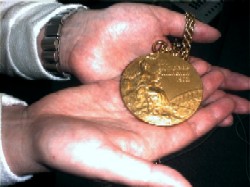 ... und seine Goldmedaille