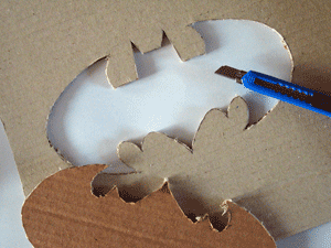 Ausschneiden der Schablone